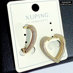 Сережки Xuping14К 10850 (2.1см)